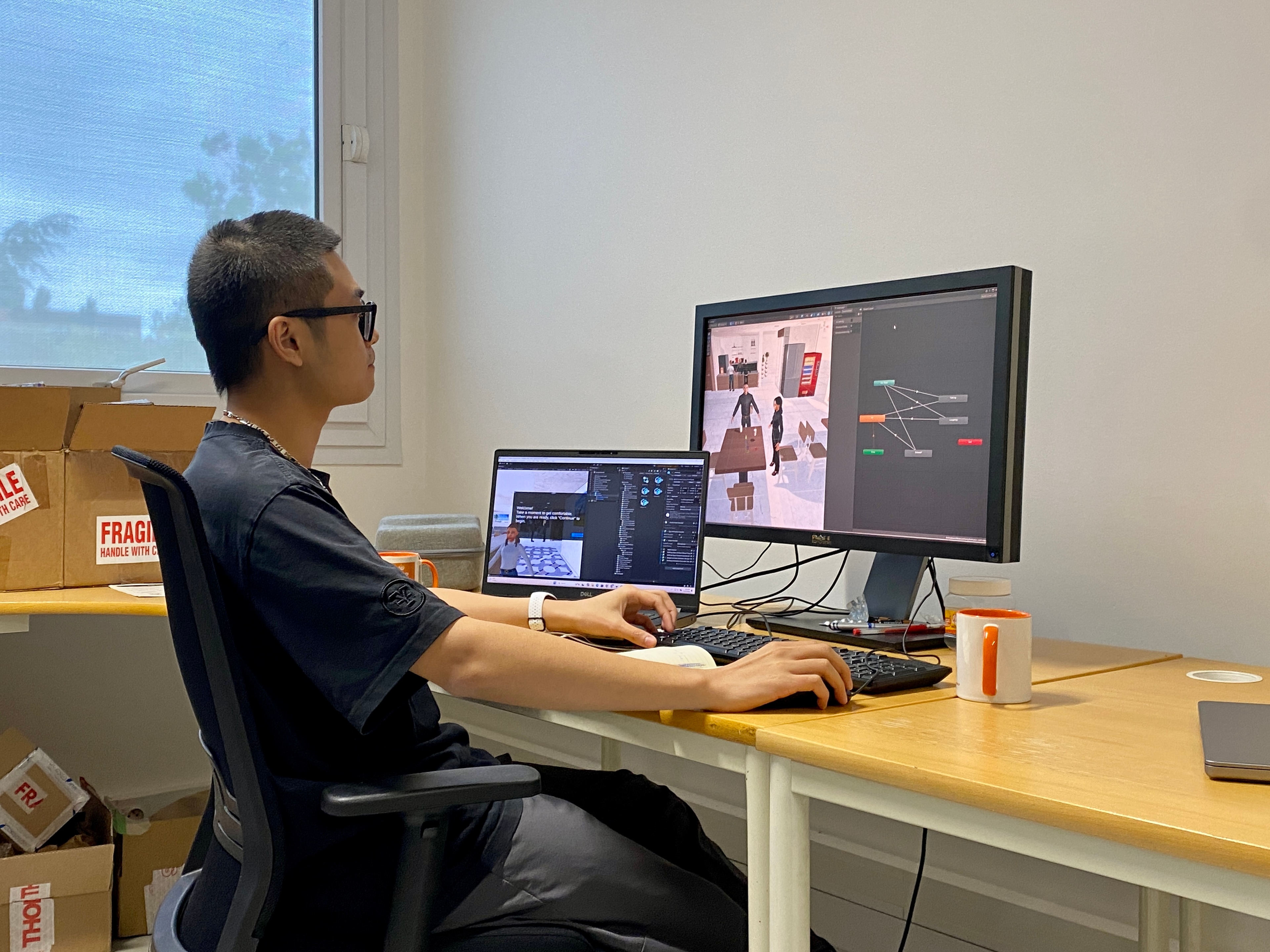 StandByMe virtual reality scenario snapshot two