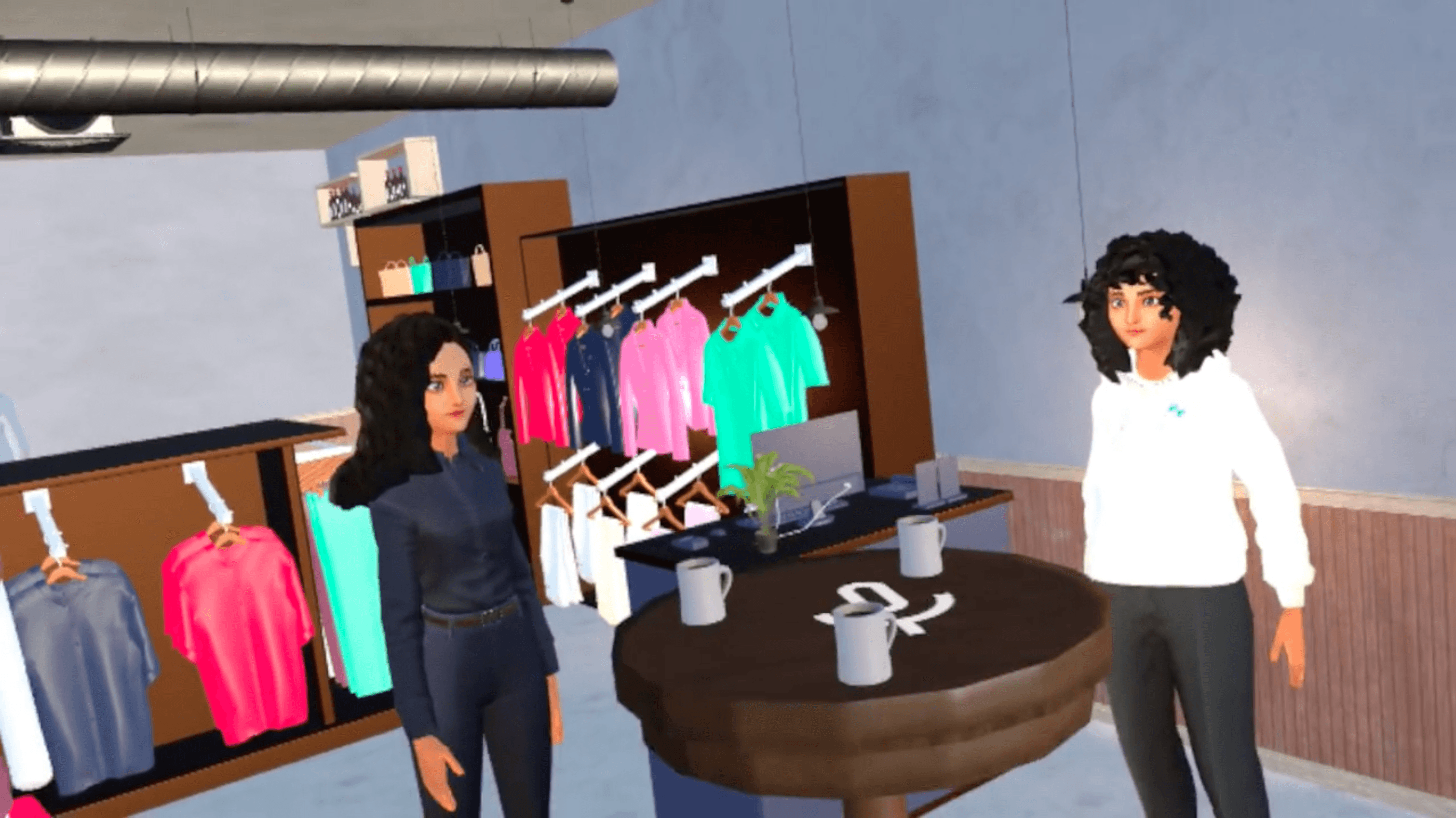 Virtual reality learning experience about fashion consumption